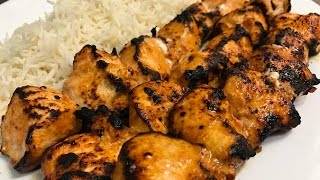 How To Make Turkish Chicken Kebab Tavuk Şiş [upl. by Sapowith]