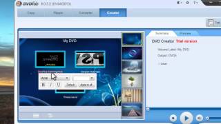 How to create your own DVD with menu using DVDFab 9 [upl. by Aivil]