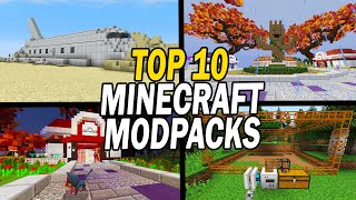 Top 10 Best Minecraft Modpacks To Play With Friends [upl. by Francie]