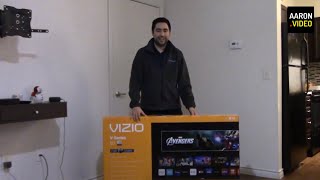 Unboxing Vizio VSeries 50 inch 4K TV from Walmart [upl. by Jaimie863]