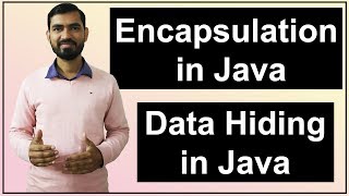 Encapsulation in java  Data Hiding in Java  OOPs concepts in Java in Hindi [upl. by Aiem]