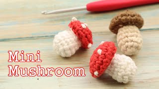 Mini Crochet Mushroom [upl. by Sheryle2]