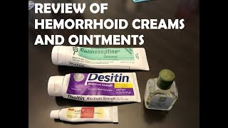 REVIEW OF hemorrhoid ointments and creams [upl. by Domineca]