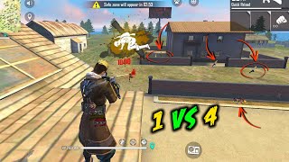 Unbeatable AWM Solo vs Squad OverPower Gameplay  Garena Free Fire [upl. by Nyltac]