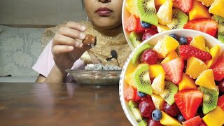 yummy fruits saladasmr crunch sound seller no 8427302946 💚 [upl. by Kampmeier]