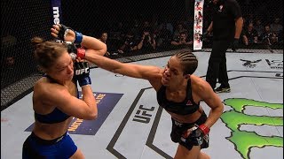 Amanda Nunes Top 5 Finishes [upl. by Ardnnek]