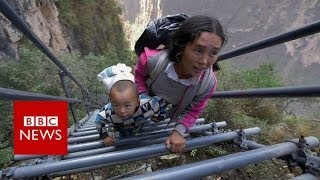 Chinas uphill struggle fighting extreme poverty  BBC News [upl. by Aisekal]