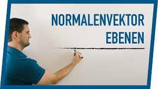 Normalenvektor bei Ebenen  Mathe by Daniel Jung [upl. by Ecirahc]