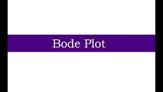 Bode Plot Example 1 [upl. by Enirtak677]