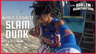 Worlds Highest Slam Dunk  Harlem Globetrotters [upl. by Magas768]