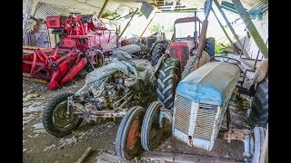 Abandoned Farmhouse with many old tractors [upl. by Anitsirhcairam]