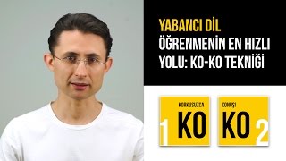 Yabancı dil öğrenmenin en hızlı yolu KOKO Tekniği [upl. by Oecam]