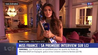 LA PREMIÈRE INTERVIEW DE MISS FRANCE 2022 [upl. by Tonnie283]