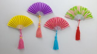 折り紙の扇子と、飾り紐／Origami Fan and Tassel [upl. by Suzanne]