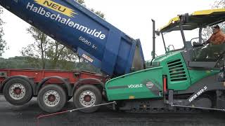 Vögele Super 18003i SprayJet Tracked Paver [upl. by Sigfried]