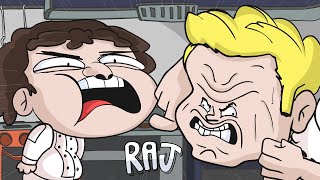 GORDON RAMSAY ANIMATED  RAJ THE WORST CHEF [upl. by Ytirev332]