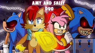 Sonicexe The Spirits of Hell Round 2  Amy amp Sally Duo Survival 10 [upl. by Brear]