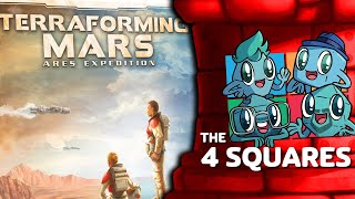 The 4 Squares Review  Terraforming Mars Ares Expedition [upl. by Hearsh]