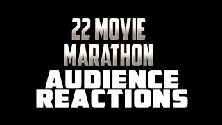 MCU 22 Movie Marathon Endgame Included Audience Reactions [upl. by Celinka156]