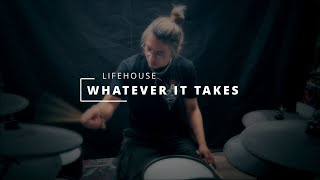 Lifehouse  Whatever It Takes  DRUM COVER [upl. by Ninon723]