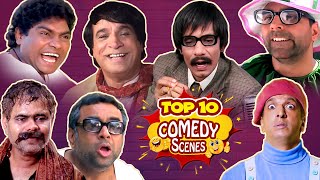 Top 10 Bollywood Comedy Scenes  Akshay Kumar  Paresh Rawal  Johnny Lever  Rajpal Yadav [upl. by Woodward387]