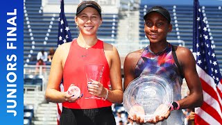 Coco Gauff vs Amanda Anisimova Full Match  US Open Juniors Final 2017 [upl. by Ahseena]