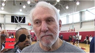 Gregg Popovich grows tired of reporters questions  FIBA World Cup [upl. by Anirres]