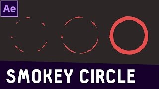 Tutorial 01 Simple Smoke Circle in After Effects ✔ [upl. by Flemings]