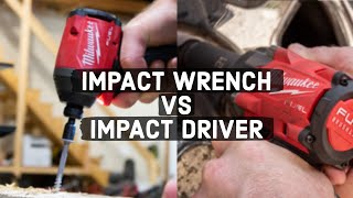 Impact Wrench vs Impact Driver  Whats The Difference [upl. by Anniahs]