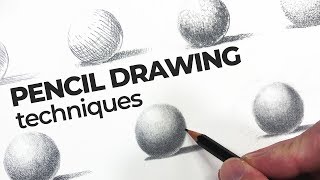 Pencil Drawing Techniques [upl. by Alenoel]