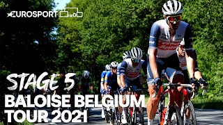 2021 Baloise Belgium Tour  Stage 5  Highlights  Cycling  Eurosport [upl. by Nierman]