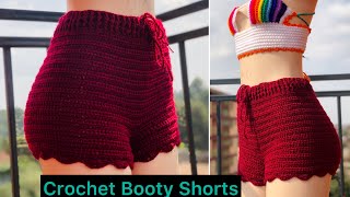 Crochet Shorts Tutorial [upl. by Ecreip]