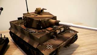 Tiger 1 Late Version Metal Edition from Taigen with Arduino amp FPV [upl. by Sadira]