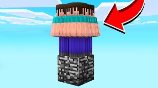 ¡500 FANS vs UN BLOQUE en MINECRAFT [upl. by Euqinemod]