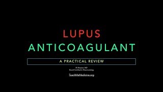 Lupus Anticoagulant LAC Practical Review [upl. by Hyman954]