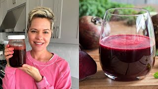 How to Make Beet Juice in a Juicer  DETOX RECIPE [upl. by Trebeh]