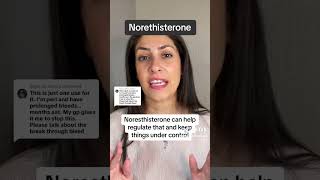 What uses does Norethisterone have [upl. by Ydisac796]