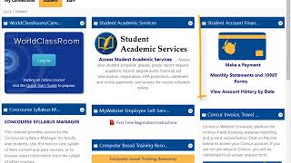 Webster Universitys Connections Portal [upl. by Ahsiloc]