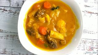 The Best Soup Joumou recipe  Pumpkin Soup  How to Video [upl. by Alesig]