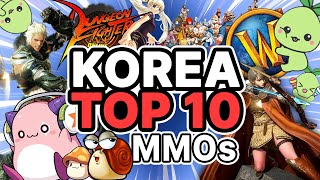 CURRENT TOP 10 MMOS in Korea 2022 [upl. by Kleeman]