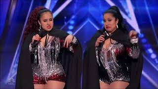 AMERICA´S GOT TALENT  PERUANAS GEMELAS SORPRENDEN AL MUNDO [upl. by Oitaroh]