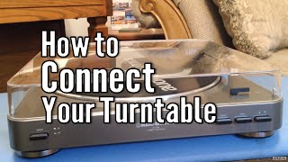 How to Connect a Turntable or Record Player to Speakers [upl. by Aihsit]