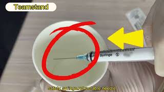 safety autoretractable needle syringe [upl. by Esmaria]