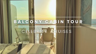 BALCONY CABIN TOUR  CELEBRITY SILHOUETTE  CELEBRITY CRUISES [upl. by Ennoved]