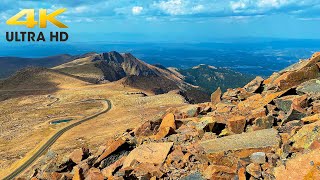 Complete Scenic Drive Up Pikes Peak 4K  Colorado Rocky Mountain Scenic Driving [upl. by Ayna340]