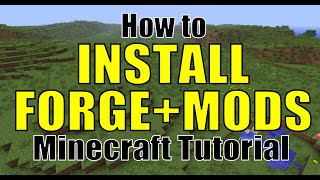 How to install minecraft modpacks  All versions  Easy minecraft Forge and Mods [upl. by Allicirp]