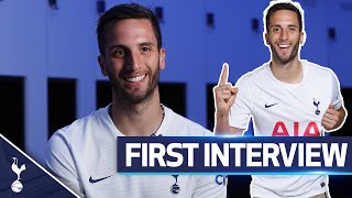 Rodrigo Bentancurs first Spurs interview [upl. by Nerat]