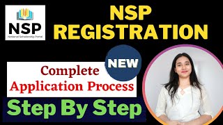 NSP Scholarship 202425 Apply  NSP Registration Process Step by Step [upl. by Fara]