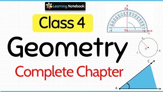 Class 4 Maths Geometry Complete Chapter [upl. by Tatianas868]