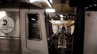 MTA New York City Subway  Lefferts Blvd R40 Slant amp 207th St Bound R40MR42 A Trains  14th Street [upl. by Etep]